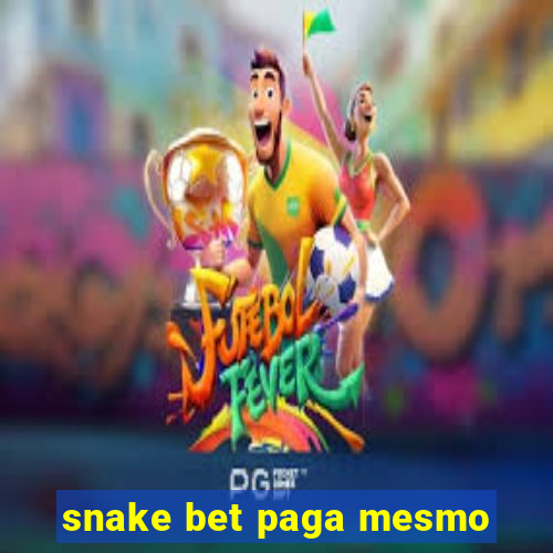 snake bet paga mesmo